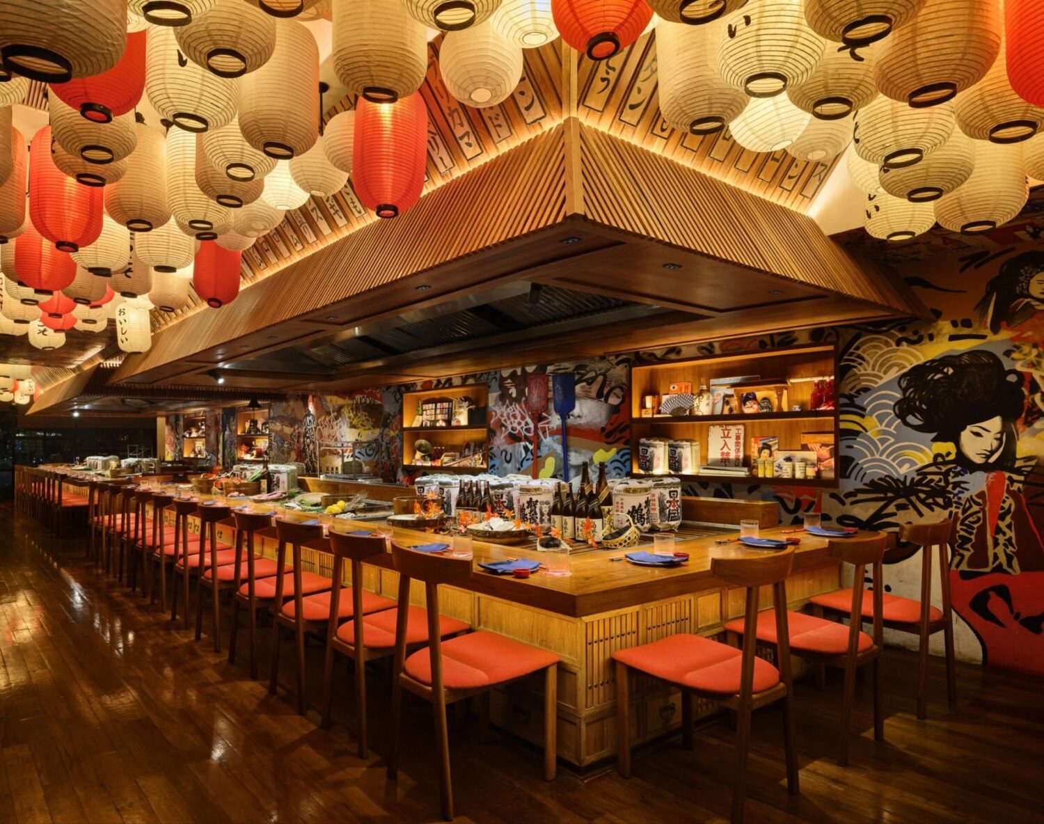 Yankii Robatayaki & Bar Bangkok first floor - robatayaki restaurant